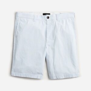 J. Crew Men's Striped Light Blue Shorts